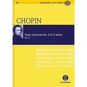 Eulenburg Chopin - Piano Conc No. 2 in F-minor, Op. 21 Study Score W/ CD Edited by Michael Stegemann