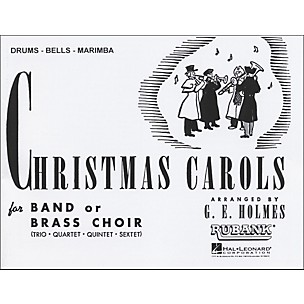 Hal Leonard Christmas Carols for Band Or Brass Choir Drums, Bells, Marimba