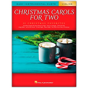 Hal Leonard Christmas Carols for Two Violins (Easy Instrumental Duets) Songbook