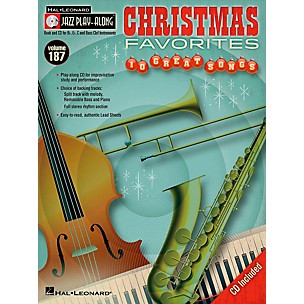 Hal Leonard Christmas Favorites - Jazz Play-Along Volume 187 (Book/CD)