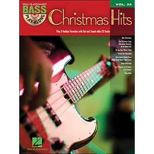 Hal Leonard Christmas Hits - Bass Play-Along Volume 33 Book/CD