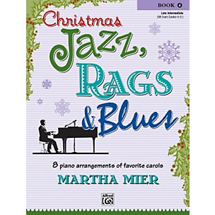 Alfred Christmas Jazz Rags & Blues Piano Book 4