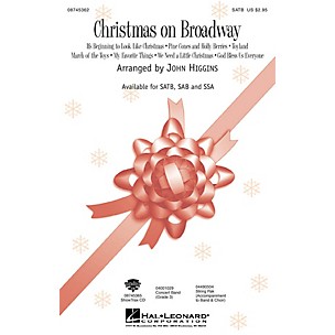 Hal Leonard Christmas On Broadway (Medley) SAB Arranged by John Higgins