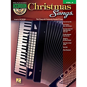 Hal Leonard Christmas Songs - Accordion Play-Along, Volume 4 (Book/Online Audio)