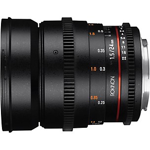 ROKINON Cine DS 24 mm T1.5 Wide-Angle Cine Lens for Canon EF