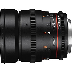 ROKINON Cine DS 24mm T1.5 Wide Angle Cine Lens for Micro Four Thirds