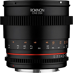 ROKINON Cine DSX 85mm T1.5 Cine Lens for Canon EF