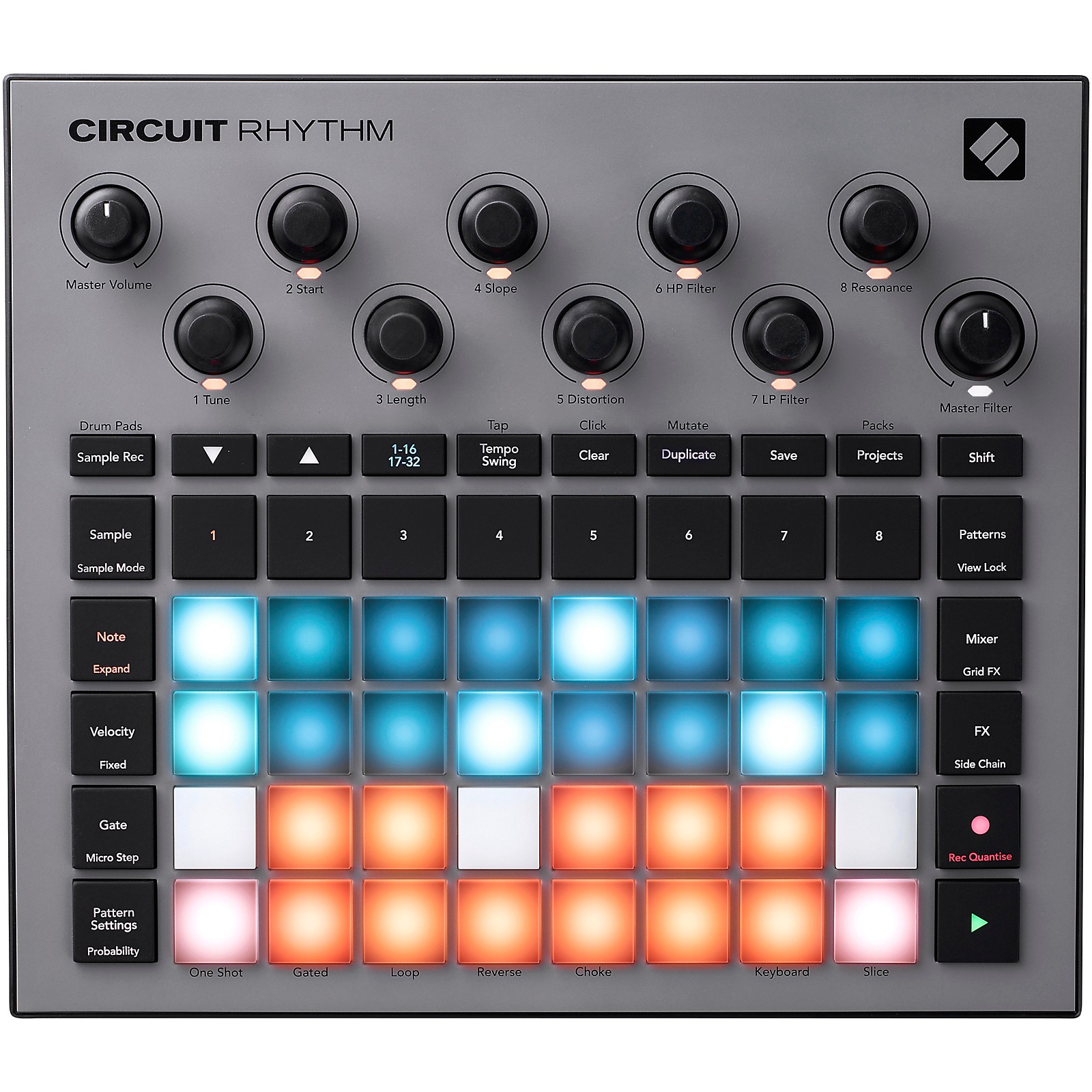 NOVATION / Circuit Rhythm スタンドアローン・サンプラー Novation Circuit Rhythm Standalone Beatmaking Sampler – SoundPro