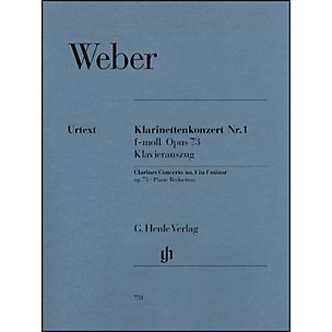 G. Henle Verlag Clarinet Concerto No. 1 in F minor, Op. 73 By Weber
