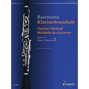Schott Clarinet Method, Op. 63 (Volume 2, Nos. 34-52 - Revised Edition) Woodwind Method Series Softcover