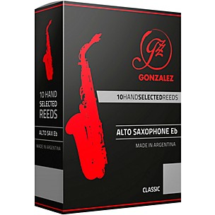 Gonzalez Classic Alto Saxophone Reeds Box of 10