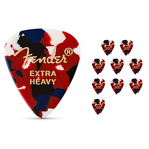 Fender Classic Celluloid Confetti Guitar Pick 12-Pack