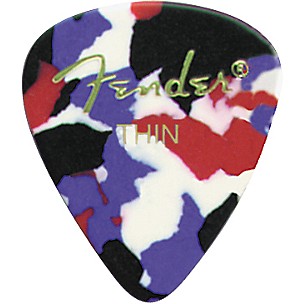 Fender Classic Celluloid Confetti Guitar Pick 12-Pack