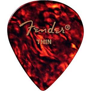 Fender Classic Celluloid Picks, 551 Shape