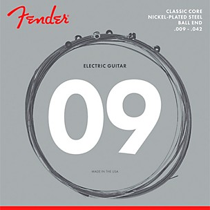 Fender Classic Core 255L Nickel-Plated Steel Ball End Light Guitar Strings
