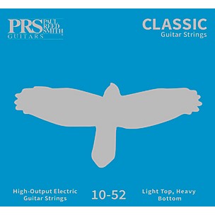 PRS Classic Electric Guitar Strings, Light Top/Heavy Bottom (.010-.052)