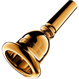 Laskey Classic F Series European Shank Tuba Mouthpiece in Gold