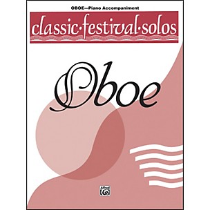 Alfred Classic Festival Solos (Oboe) Volume 1 Piano Acc.