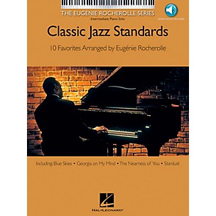 Hal Leonard Classic Jazz Standards Book/CD Eugenie Rocherolle Series - Intermediate Piano Solo