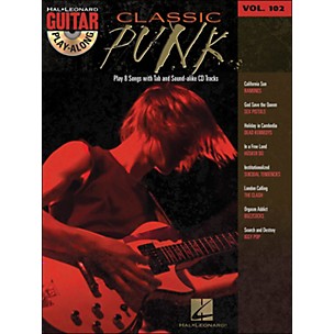 Hal Leonard Classic Punk Guitar Play- Along Volume 102 Book/CD