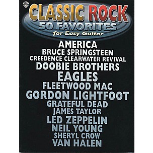 Hal Leonard Classic Rock - 50 Favorites for Easy Guitar Easy Guitar Series Softcover Performed by Various