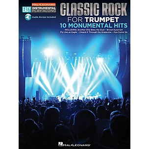 Hal Leonard Classic Rock - Trumpet - Easy Instrumental Play-Along Book with Online Audio Tracks