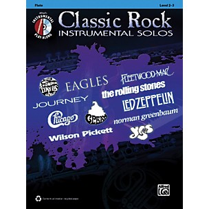 Alfred Classic Rock Instrumental Solos Flute Book & CD