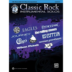 Alfred Classic Rock Instrumental Solos for Strings Cello Book & CD