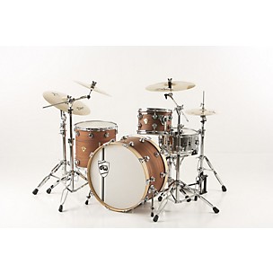DW Classic Series 3-Piece Shell Pack Natural Mahogany with Chrome Hardware