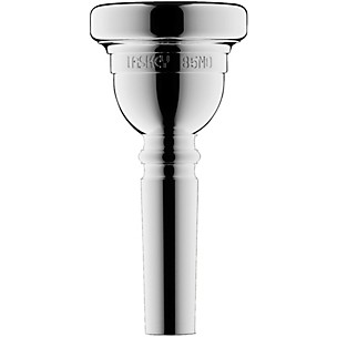 Laskey Classic Series Large Shank Bass Trombone Mouthpiece in Silver