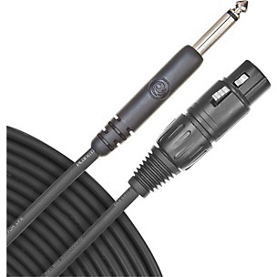 D'Addario Classic Series XLR Female to 1/4" Mic Cable