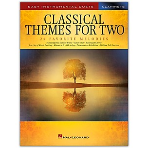 Hal Leonard Classical Themes for Two Clarinets - Easy Instrumental Duets