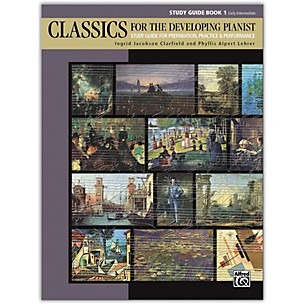 Alfred Classics for the Developing Pianist, Study Guide Book 1 Early Intermediate