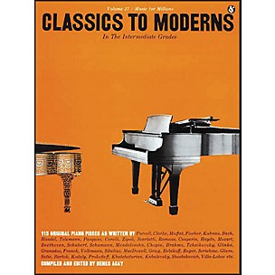 Music Sales Classics to Moderns - Intermediate Grades By Denes Agay