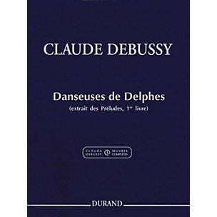 Durand Claude Debussy Danseuses de Delphes Book 1 For Piano