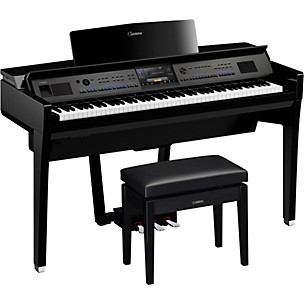 Yamaha Clavinova CVP-909 Digital Piano With Counterweight Keyboard and Bench