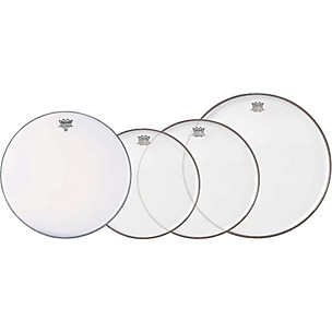 Remo Clear Emperor Standard Pro Pack with Free 14 in. Coated Emperor Snare Drum Head