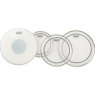 Remo Clear Pinstripe Pro Pack With Free 14" Controlled Sound X Snare Head