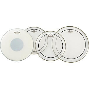 Remo Clear Pinstripe Pro Pack With Free 14" Controlled Sound X Snare Head