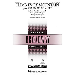 Hal Leonard Climb Ev'ry Mountain (from The Sound of Music) 2-Part arranged by Ed Lojeski