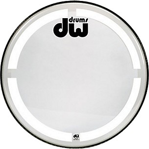 DW Coated Clear Bass Drum Head