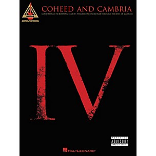 Hal Leonard Coheed and Cambria Good Apollo I'm Burning Star IV Volume 1 Guitar Tab Songbook