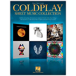 Hal Leonard Coldplay Sheet Music Collection Piano/Vocal/Guitar Songbook