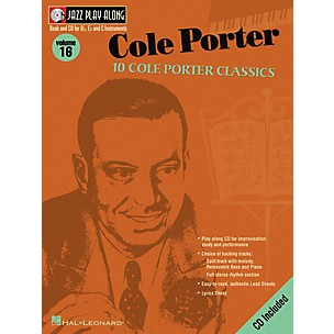 Hal Leonard Cole Porter - Jazz Play Along Volume 16 Book with CD