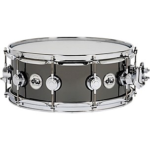 DW Collector's Series Black Nickel Over Brass Metal Snare Drum