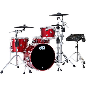 DWe Collector's Series DrumLink 4-Piece Acoustic-Electronic Drum Set with WT-10 Triggers and V71 Sound Module -