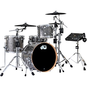 DWe Collector's Series DrumLink 4-Piece Acoustic-Electronic Drum Set with WT-10 Triggers and V71 Sound Module -