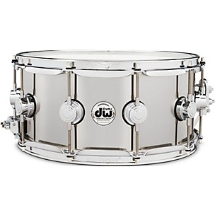 DW Collector's Series Stainless Steel Snare Drum