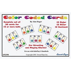 Rhythm Band Color Coded Handbell Cards/36 Chords
