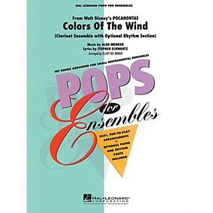 Hal Leonard Colors of the Wind (Clarinet Ensemble (opt. rhythm section)) Concert Band Level 2-3 by Elliot Del Borgo